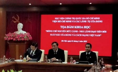 Đồng chí Nguyễn Đức Cảnh - nhà lãnh đạo tiền bối xuất sắc của Đảng và cách mạng Việt Nam