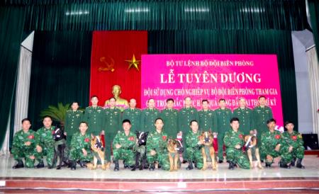 Tuyên dương Đội sử dụng chó nghiệp vụ BĐBP tham gia cứu hộ, cứu nạn tại Thổ Nhĩ Kỳ
