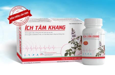Ích Tâm Khang - Sản phẩm hỗ trợ tim mạch được Bệnh viện Trung ương Quân đội 108 nghiên cứu lâm sàng