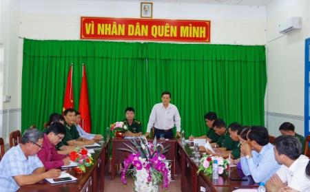 Khảo sát thực hiện "Ngày hội Biên phòng toàn dân" năm 2023 trên địa bàn biên giới biển Sóc Trăng