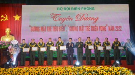 Tuyên dương “Gương mặt trẻ tiêu biểu”, “Gương mặt trẻ triển vọng” BĐBP năm 2022