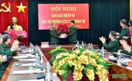 Đại tướng Lương Cường chủ trì Hội nghị bàn giao nhiệm vụ của Thủ trưởng Tổng cục Chính trị​