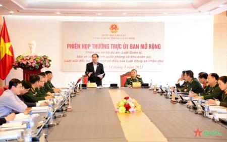Ủy ban Quốc phòng và An ninh họp thẩm tra sơ bộ dự án Luật quản lý, bảo vệ công trình quốc phòng và khu quân sự