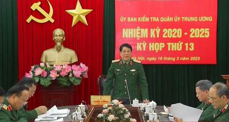Kỳ họp thứ 13 của Ủy ban Kiểm tra Quân ủy Trung ương