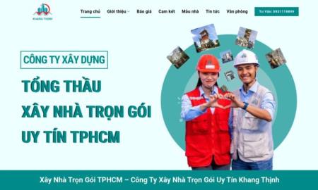 Xây Nhà Trọn Gói TPHCM - Công Ty Xây Nhà Trọn Gói Uy Tín Khang Thịnh