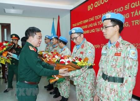 3 phái bộ gìn giữ hòa bình của Việt Nam tạo dấu ấn trên trường quốc tế
