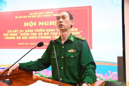 Sơ kết 1 năm triển khai mô hình “Kiểm tra và bổ trợ kiến thức” trong BĐBP Nghệ An