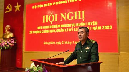 Rút kinh nghiệm nhiệm vụ huấn luyện, xây dựng chính quy, quản lý kỷ luật quý I/2023