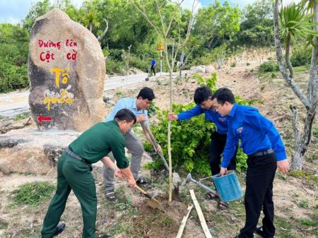 Khởi động chương trình Tháng Ba biên giới tại xã đảo Nhơn Châu