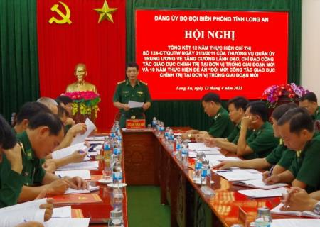BĐBP Long An: Tăng cường lãnh đạo, chỉ đạo công tác giáo dục chính trị tại đơn vị trong giai đoạn mới