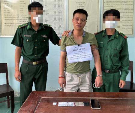 Đồn Biên phòng Mũi Né bắt giữ đối tượng tàng trữ trái pháp chất ma túy