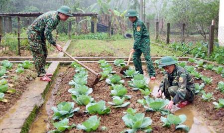 Vượt khó tăng gia trên vùng biên giới xa xôi