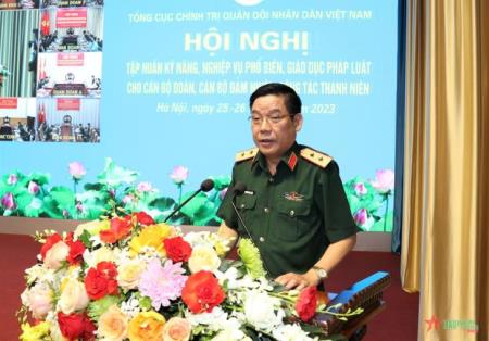 Tập huấn kỹ năng, nghiệp vụ phổ biến, giáo dục pháp luật cho cán bộ Đoàn trong QĐND Việt Nam