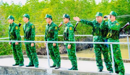 Giữ vững an ninh trật tự trên biên giới biển Cà Mau