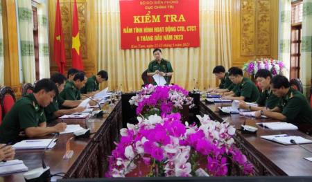 Kiểm tra toàn diện công tác Đảng, công tác chính trị tại BĐBP Kon Tum