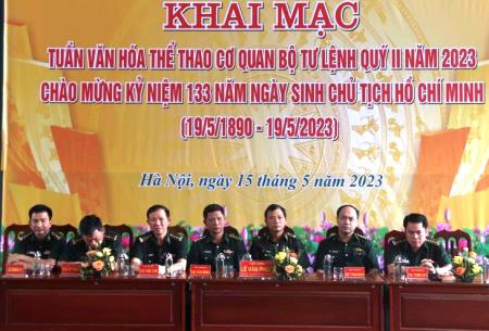 Khai mạc Tuần Văn hóa - Thể thao Cơ quan Bộ Tư lệnh BĐBP quý II năm 2023