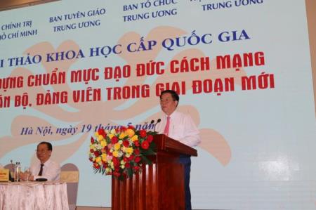 Xác định những chuẩn mực đạo đức cần có của người cán bộ, đảng viên