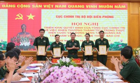 BĐBP có 5 tác phẩm được khen thưởng trong Cuộc vận động sáng tác về chủ đề học tập và làm theo lời Bác