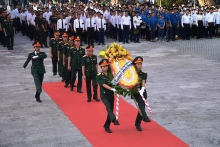 Truy điệu và an táng 96 hài cốt liệt sĩ hy sinh tại Lào