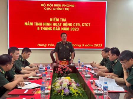 Kiểm tra, nắm tình hình hoạt động công tác Đảng, công tác chính trị tại Đoàn Đặc nhiệm phòng, chống ma túy và tội phạm miền Bắc