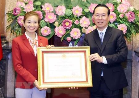 Chủ tịch nước biểu dương các "gương mặt vàng" của Thể thao Việt Nam