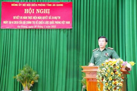 BĐBP An Giang: Sơ kết 5 năm thực hiện Nghị quyết số 24 của Bộ Chính trị về Chiến lược Quốc phòng Việt Nam