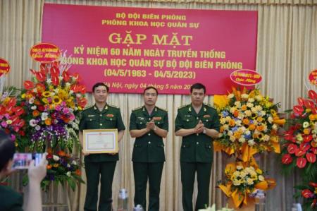 Kỷ niệm 60 năm Ngày Truyền thống Phòng Khoa học Quân sự BĐBP