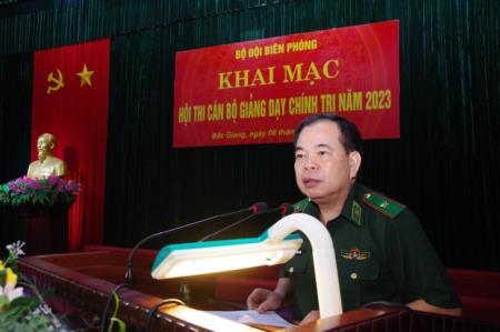 Khai mạc Hội thi cán bộ giảng dạy chính trị cấp Bộ Tư lệnh BĐBP năm 2023