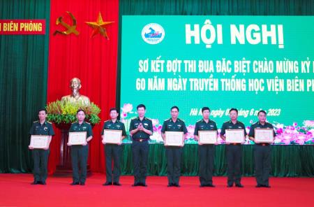 Sơ kết đợt thi đua đặc biệt chào mừng kỷ niệm 60 năm Ngày Truyền thống Học viện Biên phòng