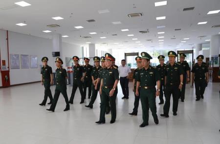 Thượng tướng Hoàng Xuân Chiến kiểm tra công tác đối ngoại, cửa khẩu tại BĐBP Quảng Ninh