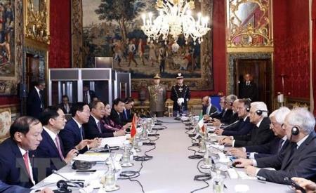 Tuyên bố chung về tăng cường quan hệ Đối tác Chiến lược Việt Nam-Italy
