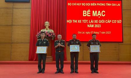 BĐBP Gia Lai tổ chức thành công Hội thi xe tốt, lái xe giỏi cấp cơ sở năm 2023