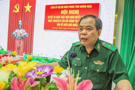 Đảng ủy BĐBP Quảng Ngãi: Sơ kết 5 năm thực hiện Nghị quyết số 33 của Bộ Chính trị về Chiến lược bảo vệ biên giới quốc gia